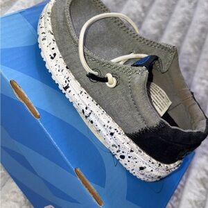 Hey Dude Toddler Sneakers in Gray and Black